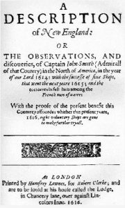A Description of New England by Captain John Smith